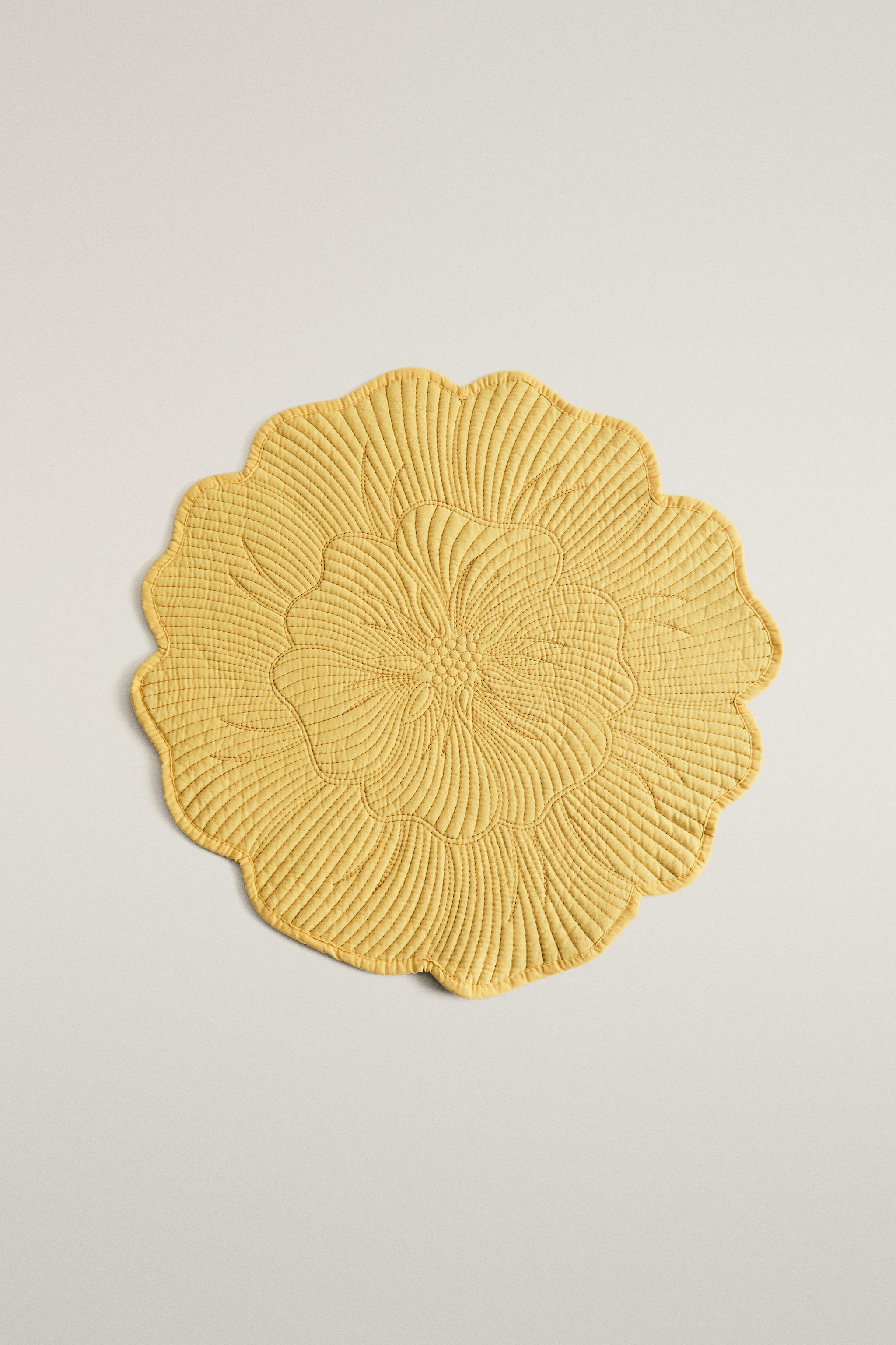 SET DE TABLE MATELASSÉ FLEUR